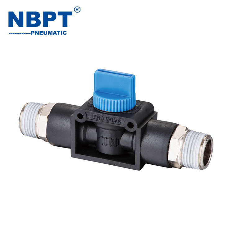 Pneumatic Fittings Lurus Thread Hand Valves